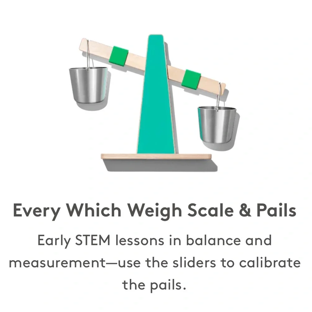 Lovevery Every Which Weigh Scale & Pails